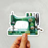 Green Machine Sticker. Quilting & Sewing