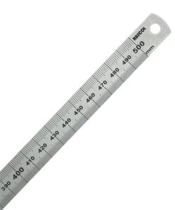 Flexible metal sewing ruler