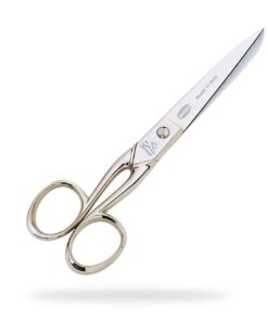 Reverse Ring Sewing Scissors - Straight Blade - dim 16.5 cm.