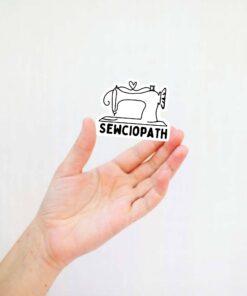 Sewciopath Sewing Sticker