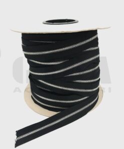 Metal zipper type 5 Nickel by the meter