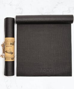 Yoga Mat - Black - Non-Slip Exercise Mat for Yoga & Fitness