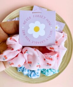 Floral Scrunchies | Thank You Gifts | Inspirational Positive