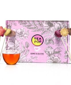 Tea-Pop Gift Box Set, Elegant Box with 18 Delicious Tea-Pops