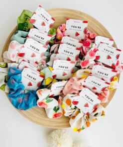 "You're One in a Melon" Thank You Scrunchies | Cute Fruit