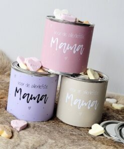 Can with wrapper | For the dearest Mom
