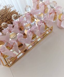 Mini Pink Wedding Candle
