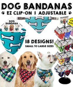 288pc Dog Bandana Display