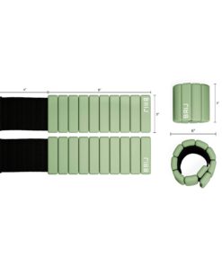 BRIJ - Set of 2 (1lb Each) Adjustable Wearable Wrist Weights