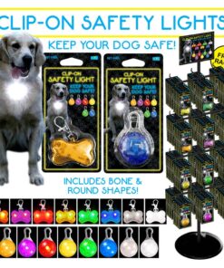 192pc Flashing Dog Safety Light Display